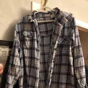 Plaid flannel shirt